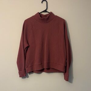 The North Face Women's Cowl Neck Sweater - Brick Red